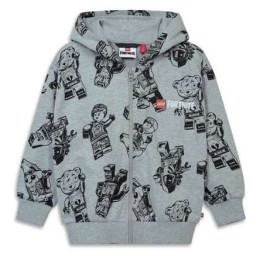 Kinder-Sweatshirt Lego Wear Lwsian 702 Grey grau Grey melange