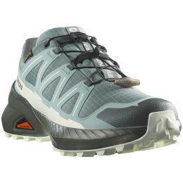 Damen Laufschuhe Salomon Speedcross Peak Gore-Tex grün Trooper / Tourmaline / Clearly Aqua