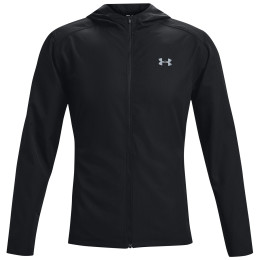 Herrenjacke Under Armour STORM Run Hooded Jacket (2022) schwarz Black / Black / Reflective