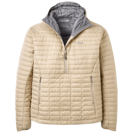 Herrenjacke Rab Microlighter Pullover Down Hoody beige