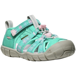 Kindersandalen Keen Seacamp II Cnx Children Bright Aqua/Giggle Pink hellblau bright aqua/giggle pink
