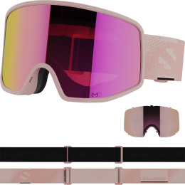 Skibrille Salomon Sentry Pro Sigma +1Lens rosa Tropical Peach