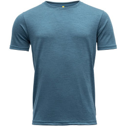 Herren-T-Shirt Devold Eika Man Tee blau BlueMelange