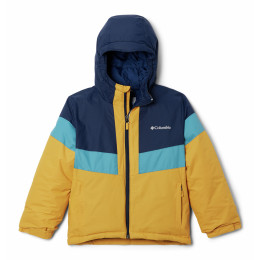 Kinder Winterjacke Columbia Lightning Lift™ II Jacket blau/gelb Raw Honey, Collegiate Navy, Shasta