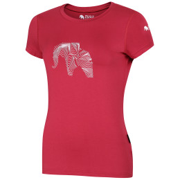 Damen-T-Shirt Zulu Bambus Elephant 210 Short rosa Pink