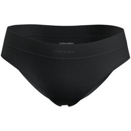 Damen-Funktionsslips Icebreaker W Mer Rib Lotus Hipster schwarz Black