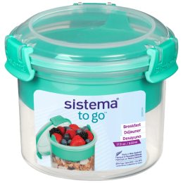 Snack-Box Sistema To Go Dóza na snídani s miskou a lžičkou 530 ml grün