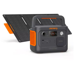 Solar-Set Jackery Explorer 300 Plus + SolarSaga 40 W Mini schwarz/orange