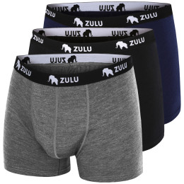Herren-Boxershorts Zulu Merino 160 4in 3-pack
