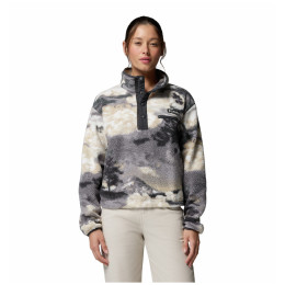 Damen-Sweatshirt Columbia Helvetia™ II Printed Cropped Half Snap