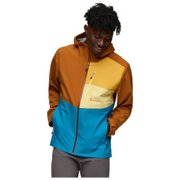 Herrenjacke Cotopaxi Impermeo 3L Hooded Shell Jacket braun/blau Sienna And Lake