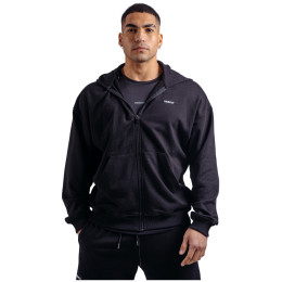 Herren Funktions-Sweatshirt Nebbia Zipper Hoodie with Embroidery Primal schwarz BLACK