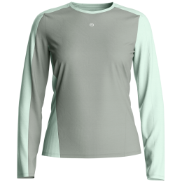 Damen-Funktionsshirt Ortovox 120 Cool Tec Fast Upward Ls W grün/grau Green Sage