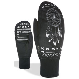 Damenhandschuh Level Bliss Coral Mitt schwarz/weiß Blackwhite