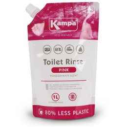 Toiletten-Chemie Kampa Pink Toilet Rinse Eco 1L rosa