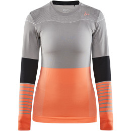 Damen-T-Shirt Craft triko Fuseknit Comfort Blocked grau MonumentTrace