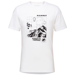Herren T-Shirt Mammut Core T-Shirt Men Tiles weiß white