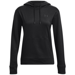 Damen-Sweatshirt Under Armour Armour Fleece LC Hoodie schwarz Black / / Black