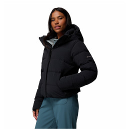 Damen-Winterjacke Columbia Amaze Puff™ Hooded Jacket schwarz Black