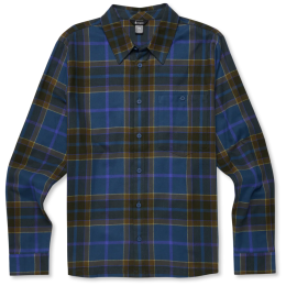 Herrenhemd Cotopaxi M'S Quedo Flannel Shirt dunkelblau Deep Sea Plaid