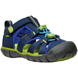 Kindersandalen Keen Seacamp II Cnx Children Naval Academy/Chartreuse dunkelblau naval academy/chartreuse