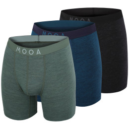 Herren-Boxershorts MOOA MerinoSilk 6in 3-pack