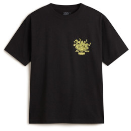 Herren-T-Shirt Vans Scratched Records SS schwarz Black