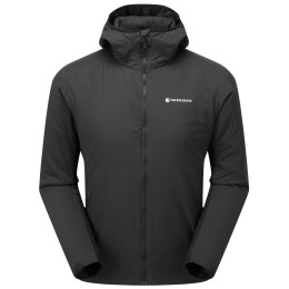 Herren-Winterjacke Montane Sirocco Hoodie schwarz BLACK