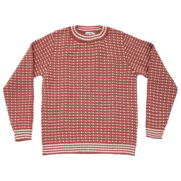 Pullover Devold Islender Refined Sweater rot MARSALA/OFFWHITE