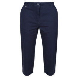 Damen 3/4 Hose Regatta Mayaan Capri dunkelblau Navy