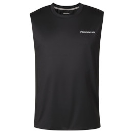 Herren Unterhemd Progress Driver Singlet schwarz