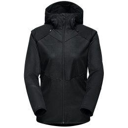 Damenjacke Mammut Ultimate VI SO Hooded Jacket Women schwarz Black