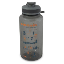 Flasche Pinguin Tritan Fat Sport 1000 ml grau grey