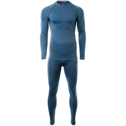 Herren-Thermounterwäsche Hi-Tec Zareen set blau DarkDenim/CopelBlue