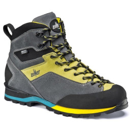 Trekkingschuhe Lomer Badia High Mtx grau/gelb brain/celery