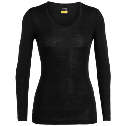 Damen-T-Shirt Icebreaker 175 Everyday LS Scoop schwarz black