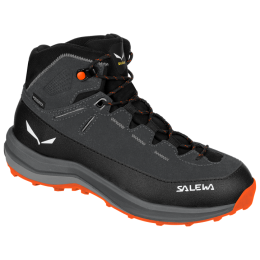 Kinderschuhe Salewa Mtn Trainer 2 Mid Ptx K grau 0878 - Onyx/Alloy