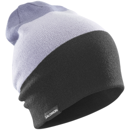 Mütze Salomon Flatspin Reversible schwarz/blau DEEP BLACK / COSMIC SKY / BLUE GRANITE