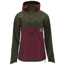 Damen Fahrradjacke Silvini Montesola lila/grün olive-plum