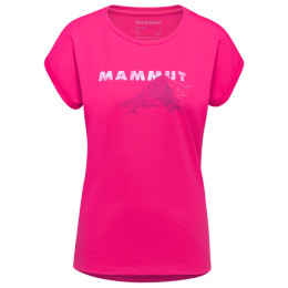 Damen-T-Shirt Mammut Mountain T-Shirt Women Eiger rosa pink