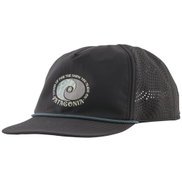 Baseballmütze Patagonia Snowfarer Cap schwarz Snowstitcher Drift: Ink Black