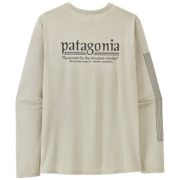 Herren-T-Shirt Patagonia M's L/S Cap Cool Daily Shirt - Hut Tripper weiß Dyno White