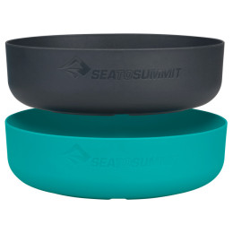 Schüssel-Set Sea to Summit DeltaLight Bowl Set 900 ml & 1000 ml blau/schwarz Pacific Blue / Charcoal