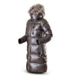 Damen-Wintermantel Trimm Lustic Lux gold Light gold