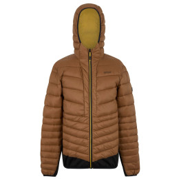 Herrenjacke Regatta Hooded Leedre Hybrid braun NutBrwn/Blk