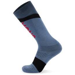 Socken Mons Royale Ultra Cushion Merino Snow Sock blau/schwarz Blue Slate / Black