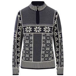 Damenpullover Dale of Norway Vardåsen Fem Sweater dunkelblau/weiß Marine Offwhite