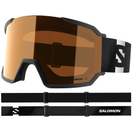 Skibrille Salomon S/VIEW 3 Access schwarz Black