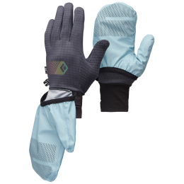 Wanderhandschuhe Black Diamond Gridtech Storm Hood Gloves blau/grau Carbon-Glacier (9642)