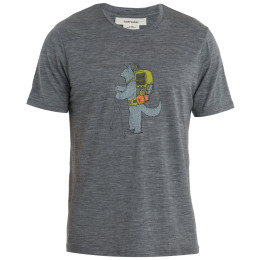 Herren-T-Shirt Icebreaker M Mer 150 Tech Lite II SS Tee Tech Head grau Gritstone Hthr